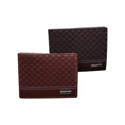 Men's Bifold Genuine Leather Wallet – Textured Finish