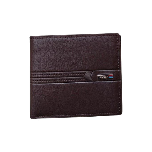 Men's Classic Bifold Leather Wallet – Set of 3 (Black, Brown, Tan)
