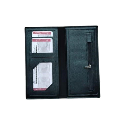 Elegant Long Wallet for Men – Black & Brown