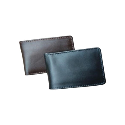 Premium Bifold Leather Wallet – Black & Brown