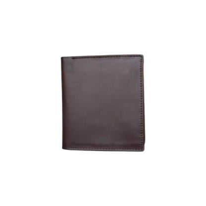 Classic Trifold Leather Wallet – Black & Brown
