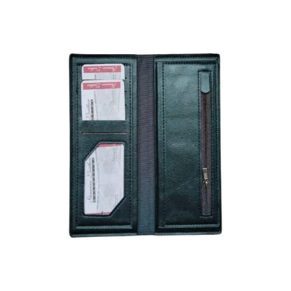 Luxury Diamond-Quilt Leather Wallet – Premium Long Edition