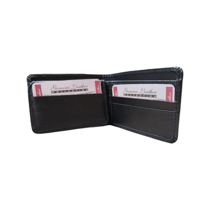 Premium Bifold Leather Wallet – Black & Brown