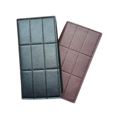 Executive Grid Emboss Leather Wallet – Sleek & Stylish for Men