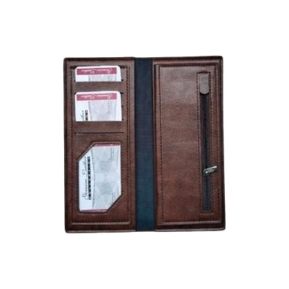 Luxury Diamond-Quilt Leather Wallet – Premium Long Edition