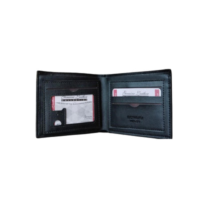 Classic Bifold Wallet – Available in Black, Tan, and Dark Brown