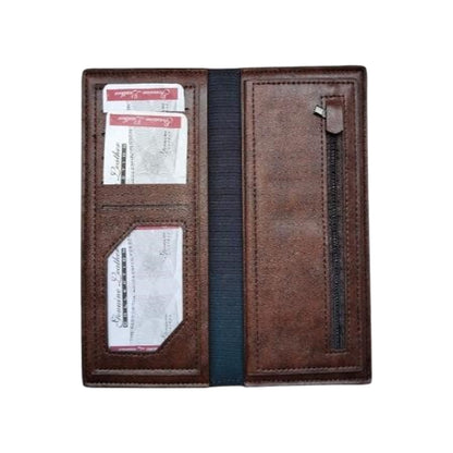 Executive Grid Emboss Leather Wallet – Sleek & Stylish for Men