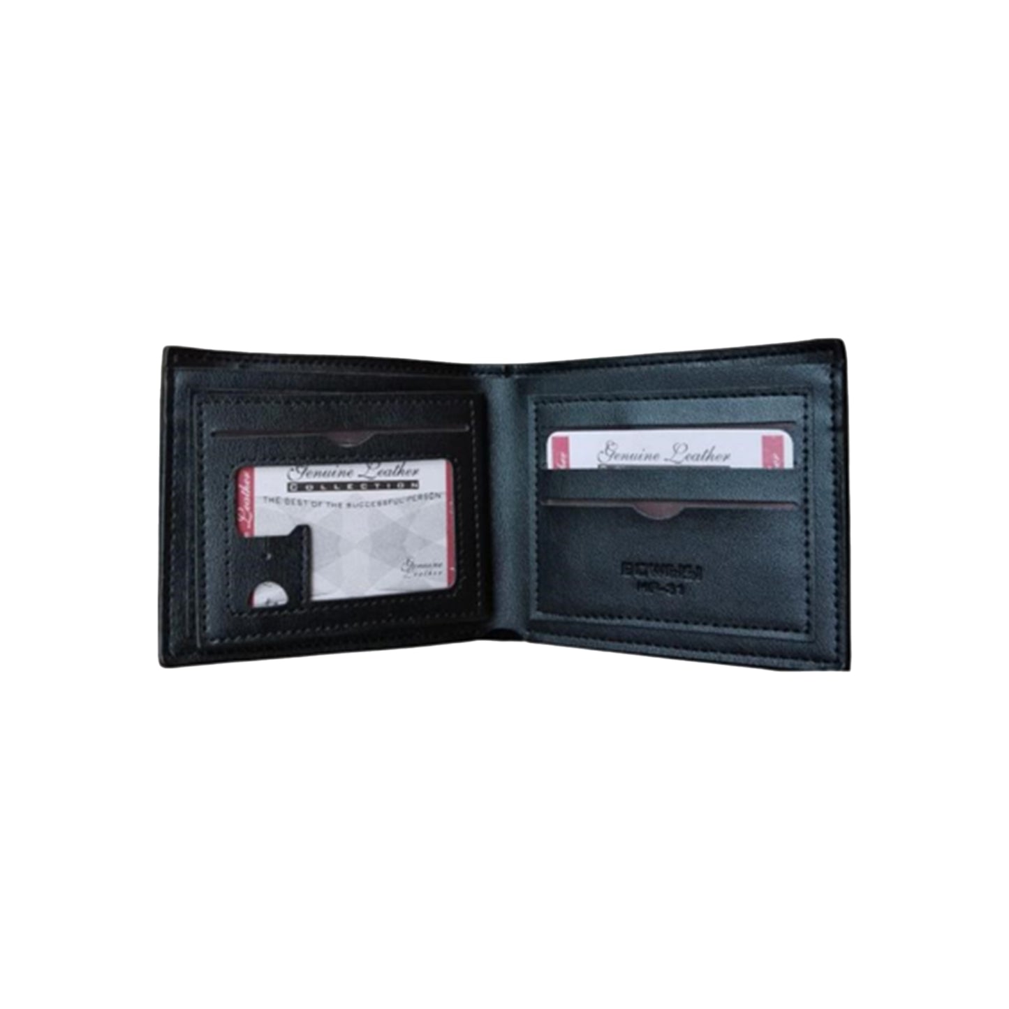 Classic Bifold Wallet – Available in Black, Tan, and Dark Brown