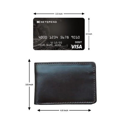 Premium Bifold Leather Wallet – Black & Brown